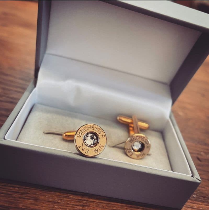 Swarovski Rifle Cufflink
