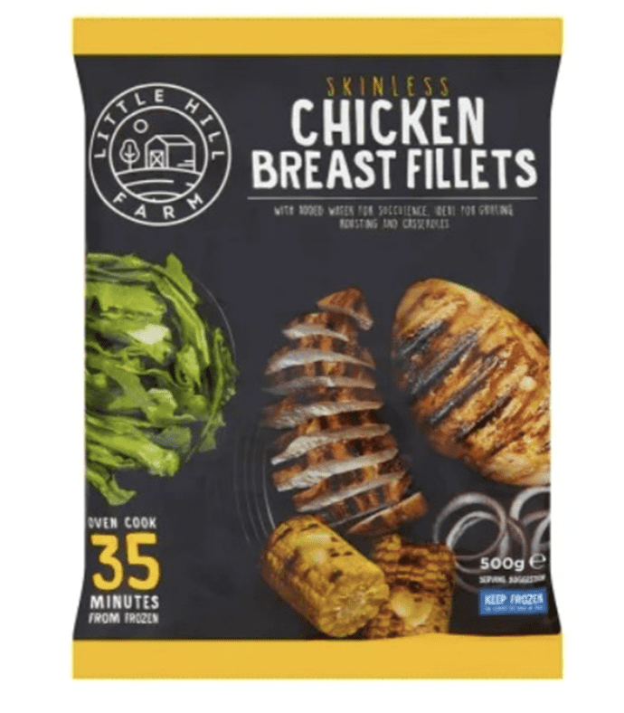 Little Hill Farm Frozen Chicken Fillets 500G