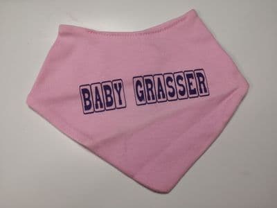 'BABY GRASSER' BANDANA BIB