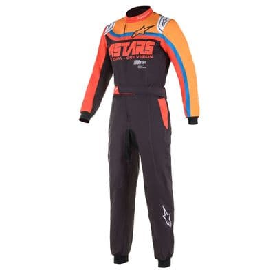 ALPINESTARS KMX9 V2 GRAPHIC BLACK/ORANGE/RED SIZE 54