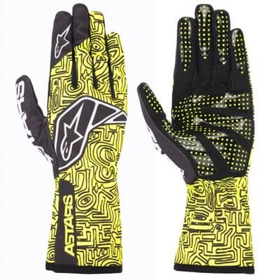 ALPINESTARS TECH 1K RACE V2 VERTICAL FLO YELLOW