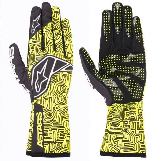 ALPINESTARS TECH 1K RACE V2 VERTICAL FLO YELLOW