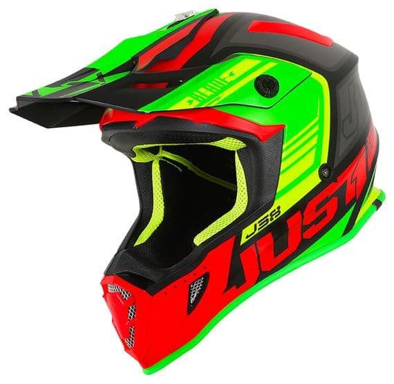JUST 1 BLADE RED/LIME/BLACK