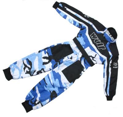 KIDS WULF SUIT BLUE CAMO