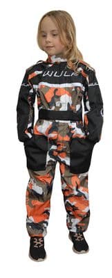 KIDS WULF SUIT ORANGE CAMO