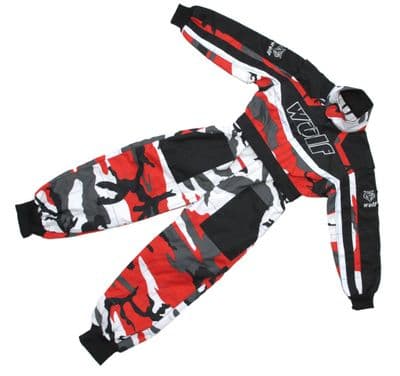 KIDS WULF SUIT RED CAMO