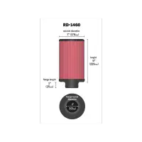 RD-1460 STRAIGHT FILTER 100mm  FLANGE