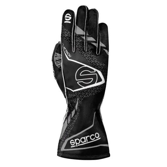 SPARCO K  ATTACK  GLOVES BLACK-ANTHRACITE