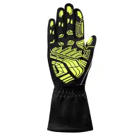 SPARCO K  ATTACK  GLOVES  BLACK-FLO YELLOW