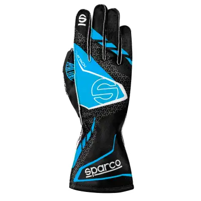 SPARCO K  ATTACK  GLOVES TURQUOISE