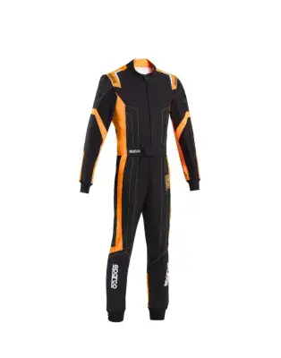 Sparco Thunder Advanced  YOUTH Black/Flo Orange
