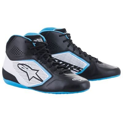 TECH 1K START V2 BOOTS BLK/WHT/LIGHT BLUE