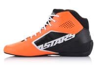 TECH 1K START V2 BOOTS FLO ORANGE/BLACK UK SIZES 4,