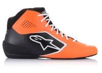 TECH 1K START V2 BOOTS FLO ORANGE/BLACK UK SIZES 4,