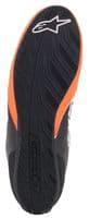 TECH 1K START V2 BOOTS FLO ORANGE/BLACK UK SIZES 4,