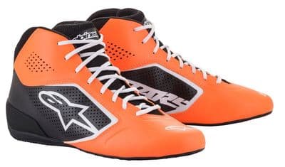 TECH 1K START V2 BOOTS FLO ORANGE/BLACK UK SIZES 4,
