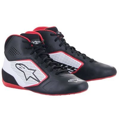 TECH 1K START V2 BOOTS WHT/BLACK/RED