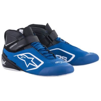 TECH 1K V2 KART BOOTS BLUE/BLACK/WHITE