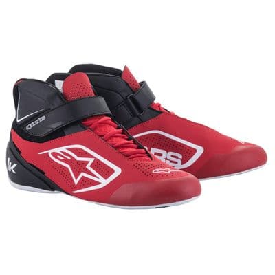 TECH 1K V2 KART BOOTS RED/BLACK/WHITE