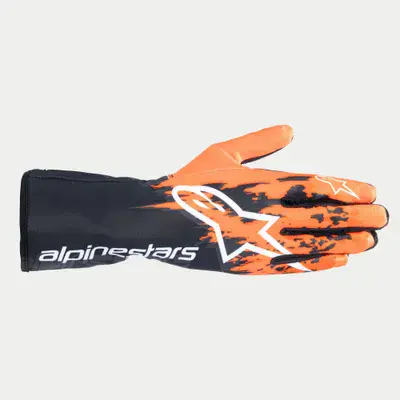 TECH 1K V3 GLOVES  BLACK-ORANGE-WHITE