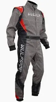 WULF FORMULA PROBAN SUIT GREY/RED