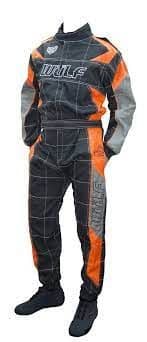 WULF PROBAN FIRE RETARDENT SUIT GREY/ORANGE