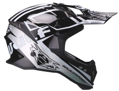 WULF RACE SERIES HELMET BLACK