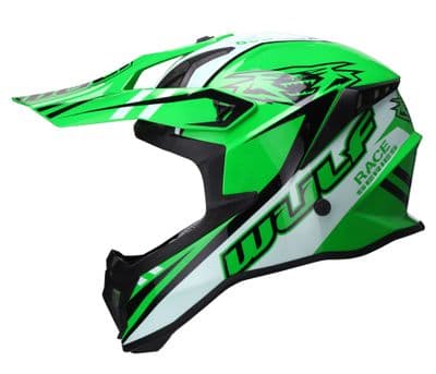 WULF RACE SERIES HELMET GREEN