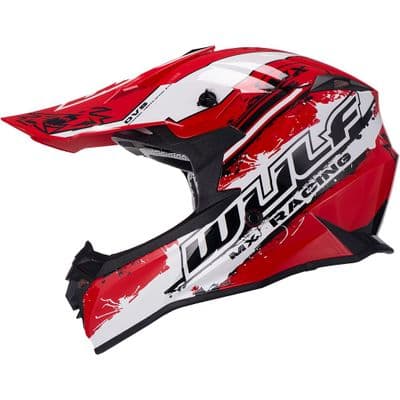 Wulf Youth Off Road Pro Kids Red