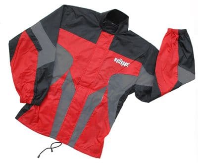 WULFSPORT 2 PIECE WATERPROOFS  RED