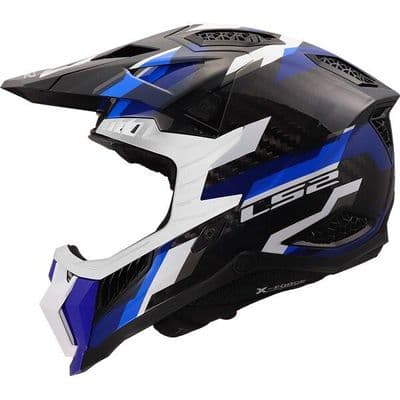 X FORCE CARBON  PHANTOM GLOSS BLUE/WHITE