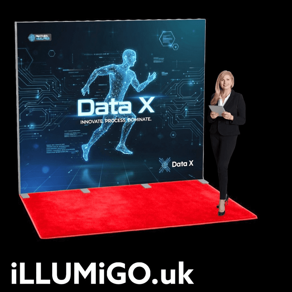 3m LED Lightbox Shell Scheme Exhibition Stand