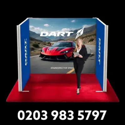 3m x 3m shell scheme LED lightbox Kit 11