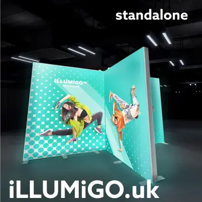Standalone custom illuminated display