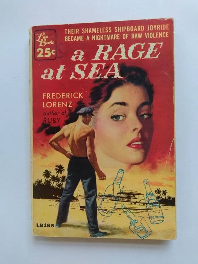 A RAGE AT SEA by Frederick Lorenz (LB 165)  (Paperback)