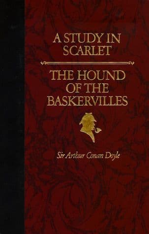 A Study in Scarlet | The Hound of the Baskervilles (Hardcover) by Arthur Conan Doyle