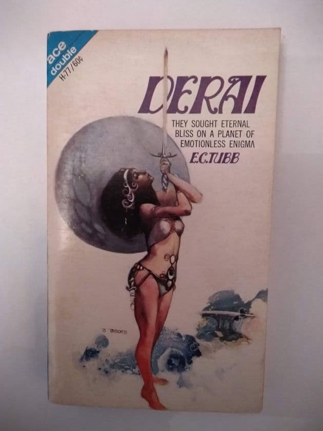 ACE DOUBLES DERAI/THE SINGING STONES  (H - 77) (Paperback)