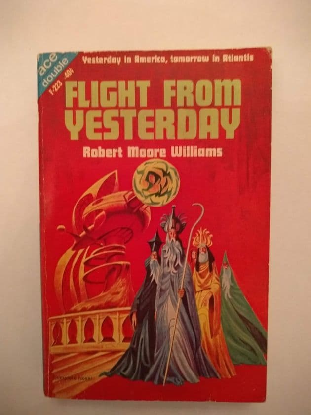ACE DOUBLES FLIGHT FROM YESTERDAY/ENVOY TO NEW WORLDS  (F-223) (Paperback)