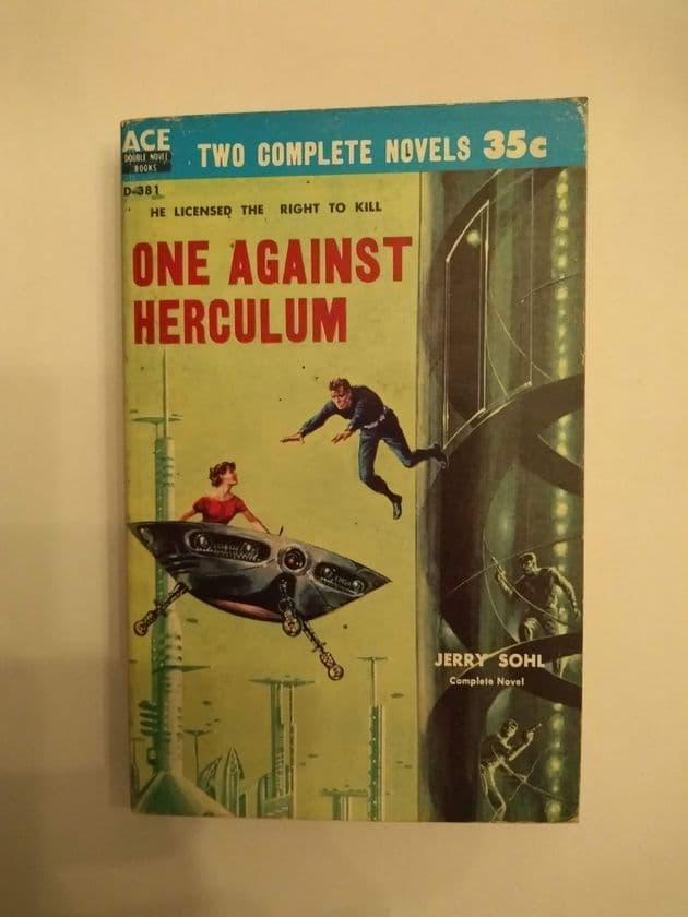ACE DOUBLES ONE AGAINST HERCULUM/SECRET OF THE LOST RACE (D-381) (Paperback)