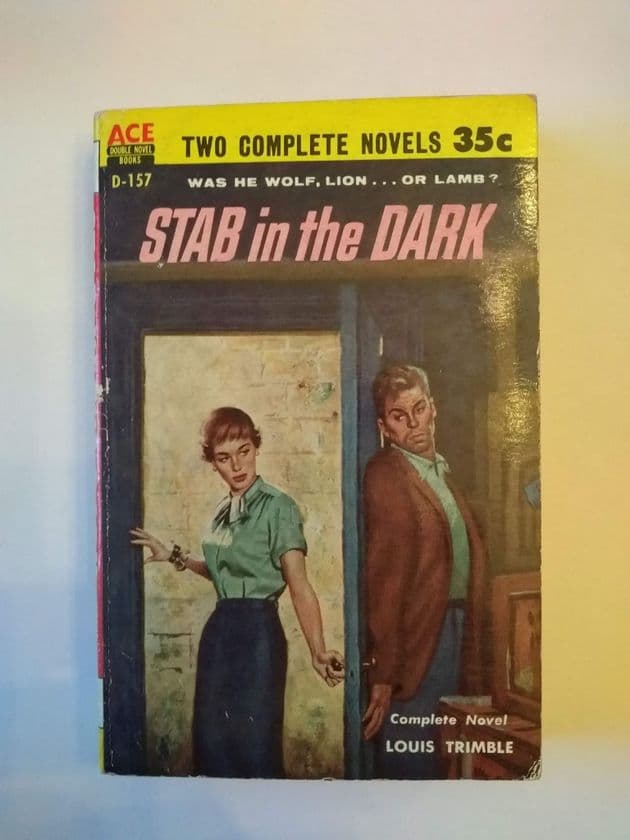 ACE DOUBLES STAB IN THE DARK/NEVER SAY NO TO A KILLER  (D-157) (Paperback)