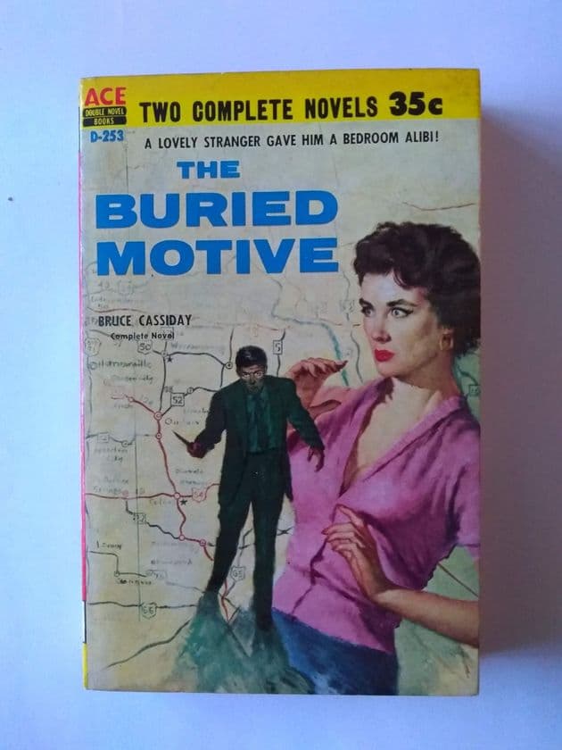 ACE DOUBLES THE BURIED MOTIVE/MARKED DOWN FOR MURDER  (D-253) (Paperback)