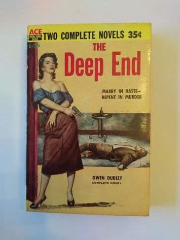 ACE DOUBLES THE DEEP END/THE QUAKING WIDOW  (D-195) (Paperback)