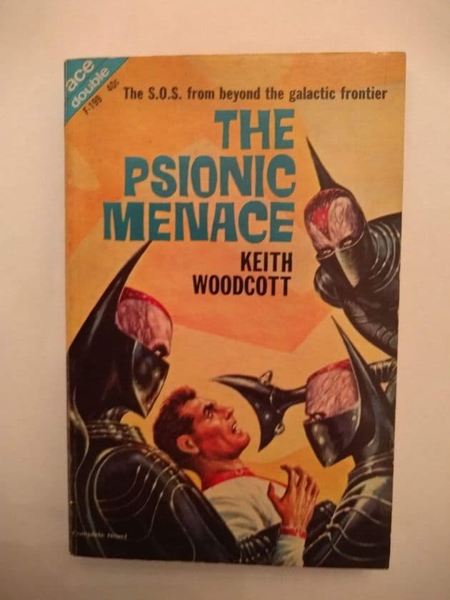 ACE DOUBLES THE PSIONIC MENACE/CAPTIVES OF THE FLAME (F-199) (Paperback)