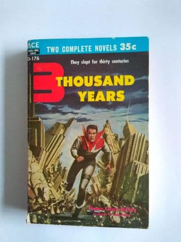 ACE DOUBLES THREE THOUSAND YEARS/ THE Green Queen (D-176)  (Paperback)(10)