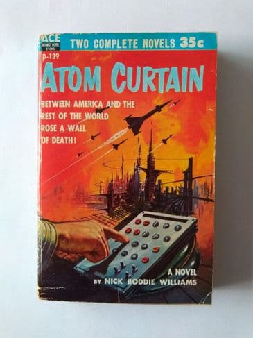 ACE DOUBLES.  ATOM CURTAIN/ALIEN FROM ARCTURUS  . (D-139) (PAPERBACK)