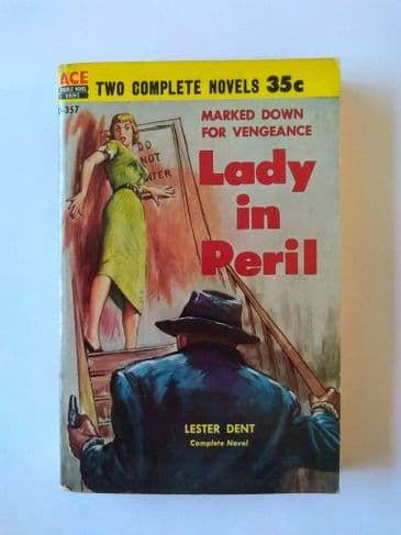 ACE DOUBLES. LADY IN PERIL/WIRED FOR SCANDAL . (D-357) (PAPERBACK)