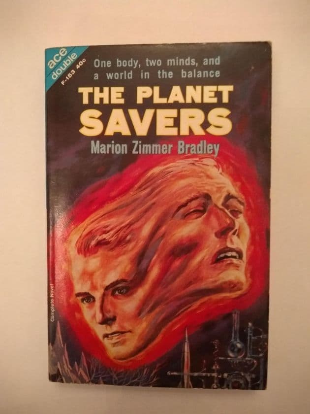 ACE DOUBLES. THE PLANET SAVERS/THE SWORD OF ALDONES . (F-153) (PAPERBACK)