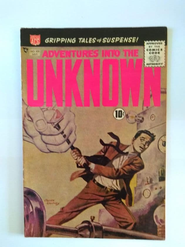 ADVENTURES IN TO THE UNKNOWN NO 109 JULY 1959