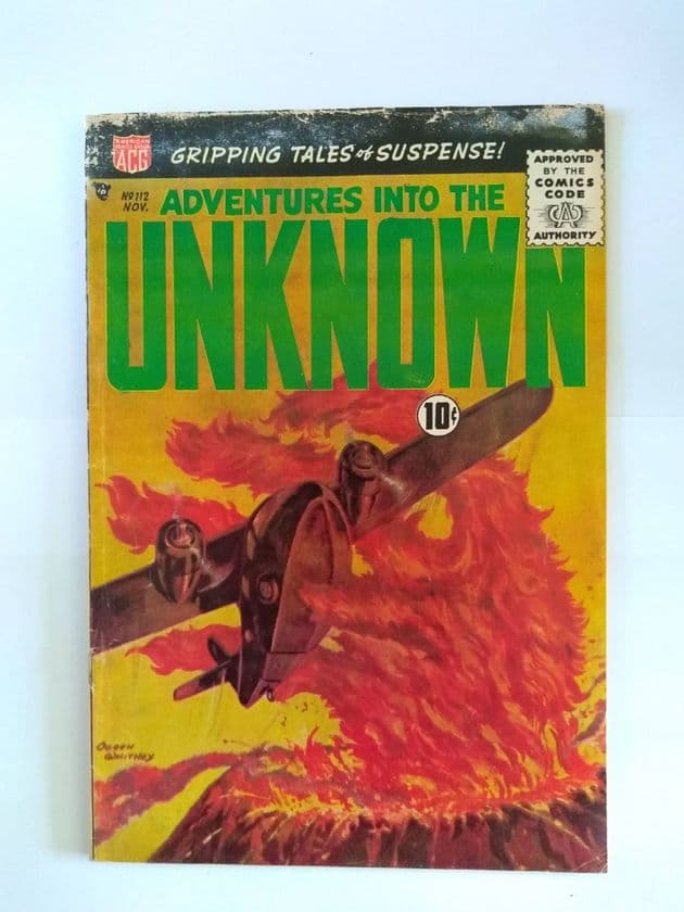 ADVENTURES IN TO THE UNKNOWN NO 112 November 1959
