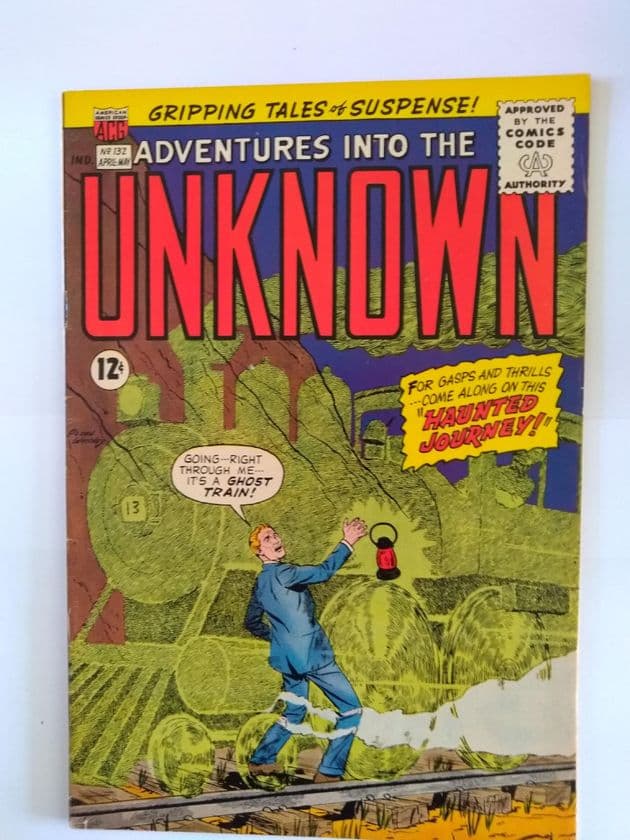 ADVENTURES IN TO THE UNKNOWN NO 132 April/May 1962